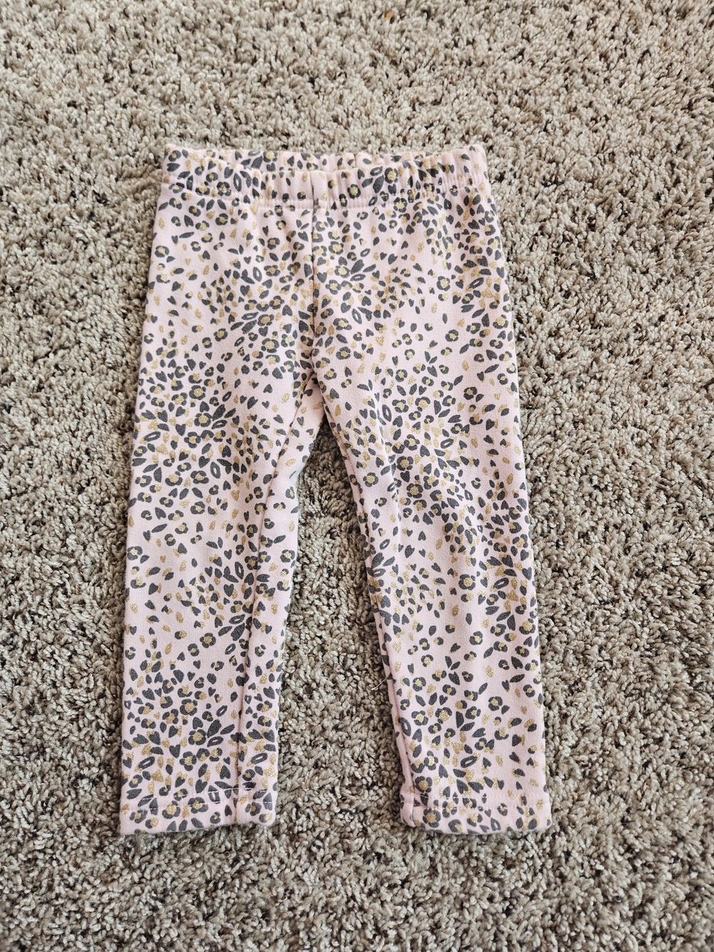 Carter's Light Pink Leopard-Print Leggings